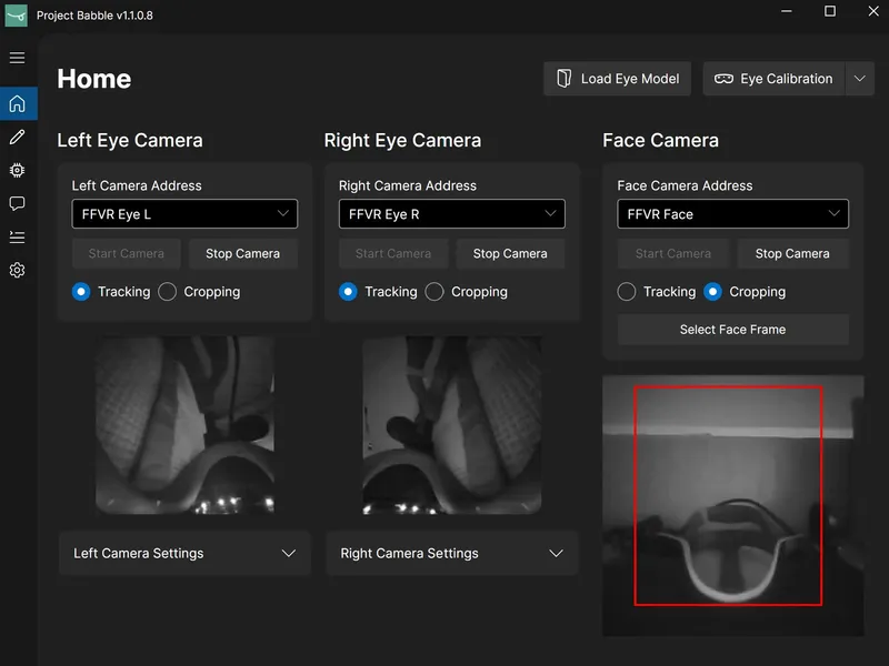 Adjusting top boundary with nose visible